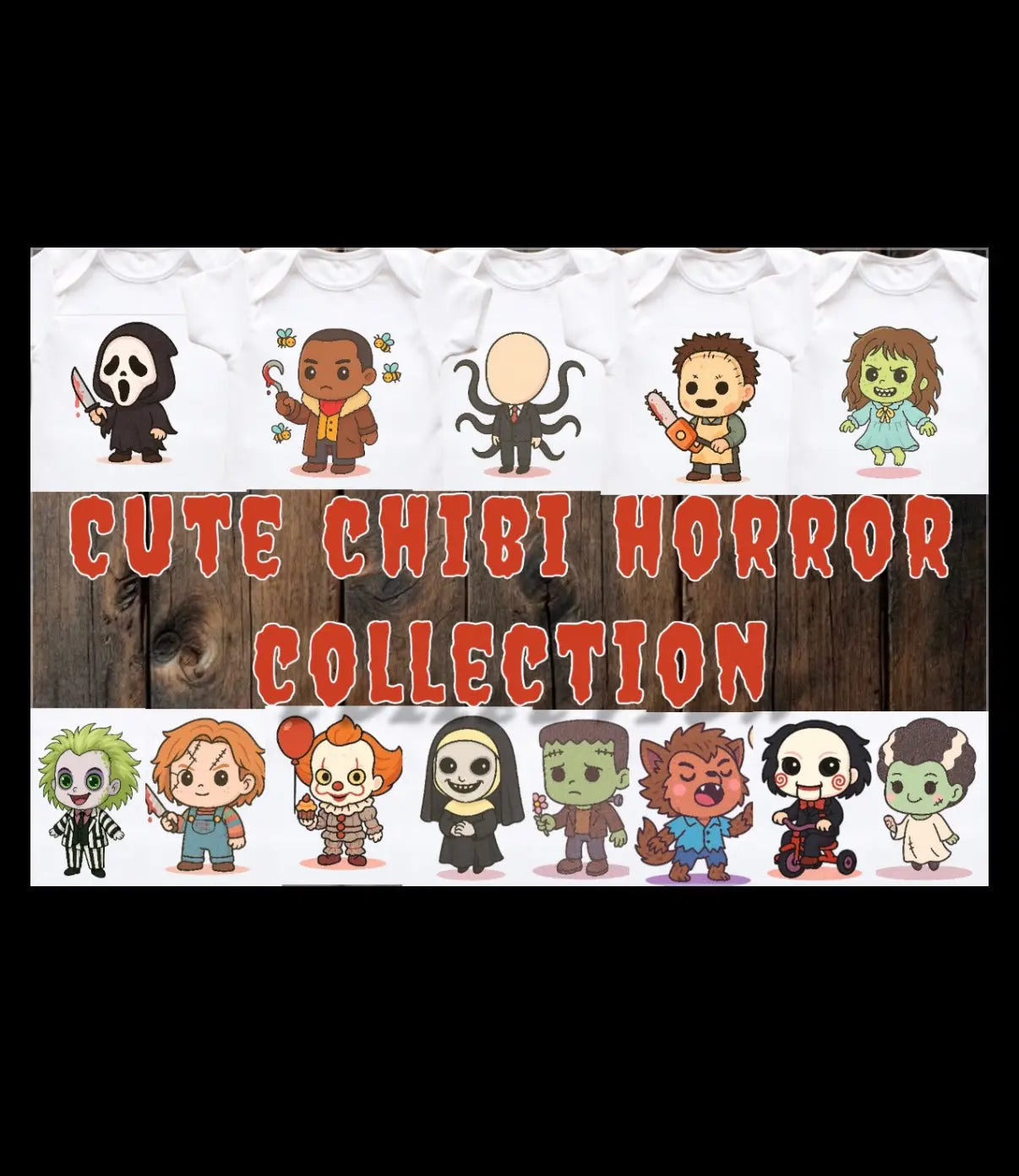 Cute Chibi Horror collection - Claxton Creations GB