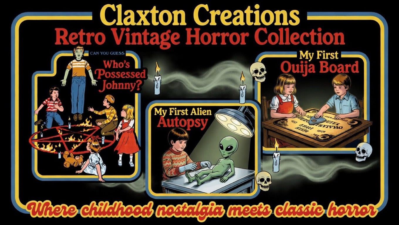 Retro-Vintage-Horror-Collection Claxton Creations GB