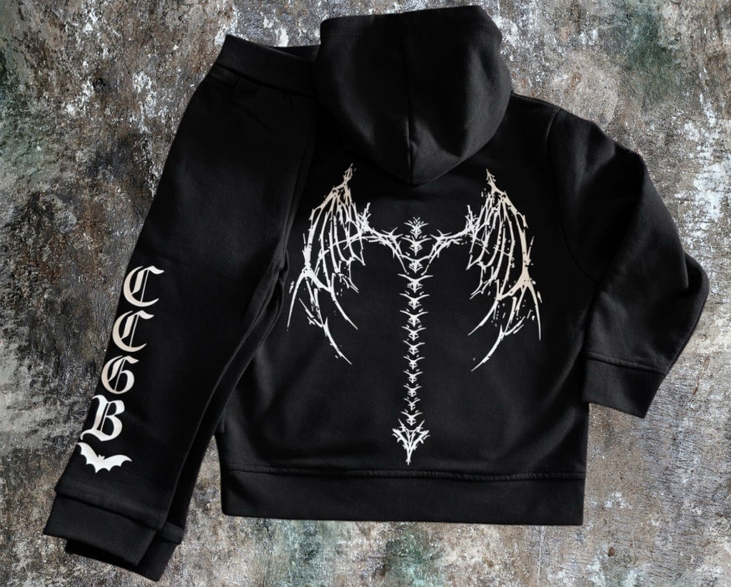 Tiny Terrors- fallen angel 🪽Tracksuit set