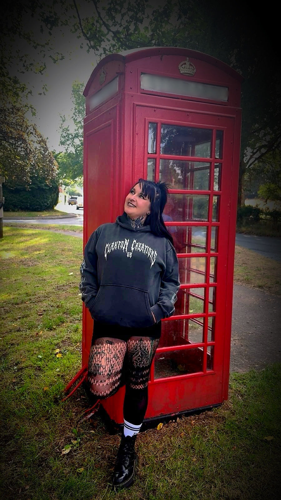 Fatal Attraction Hoodie 🖤🔪: Unisex vintage style Heavyweight adult Hoodie Claxton Creations GB