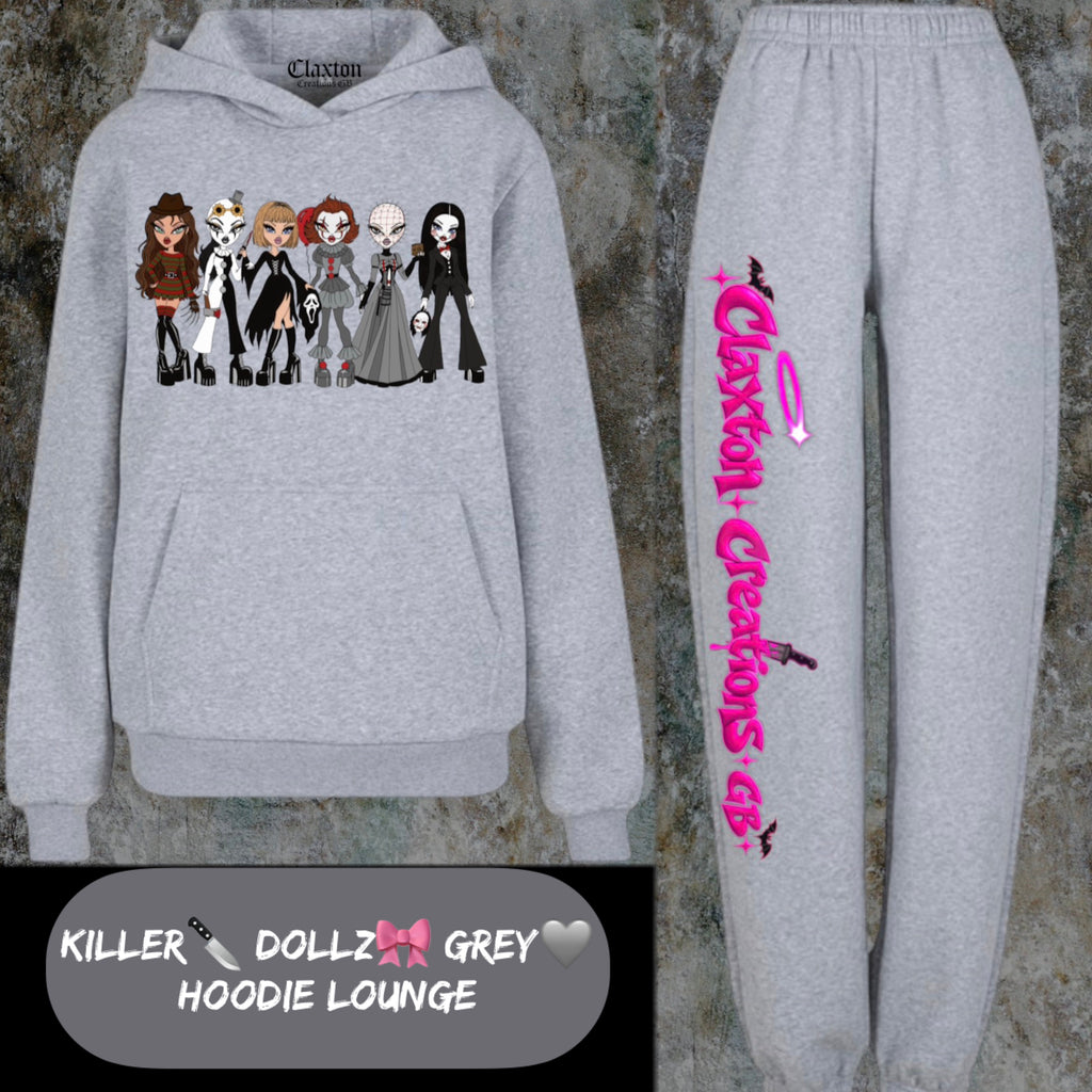 CCGB- Killer🔪 Dollz🎀 Women’s fluffy Hoodie Claxton Creations GB