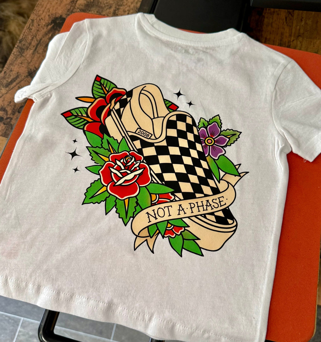 Too weird🐰to fit in kids black T-shirt🖤 (Copy) Claxton Creations GB