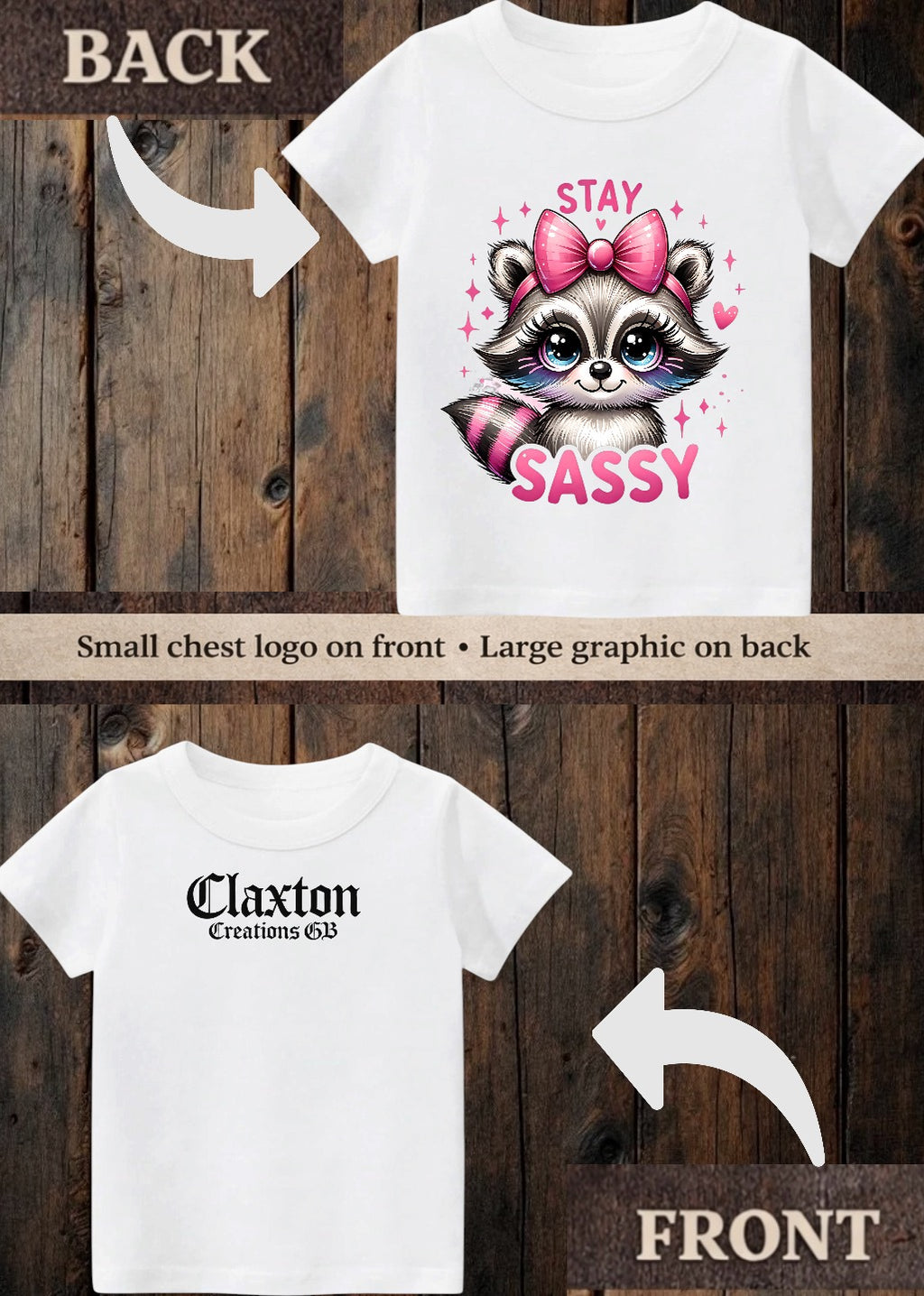 Tiny terror Tee- stay sassy raccoon