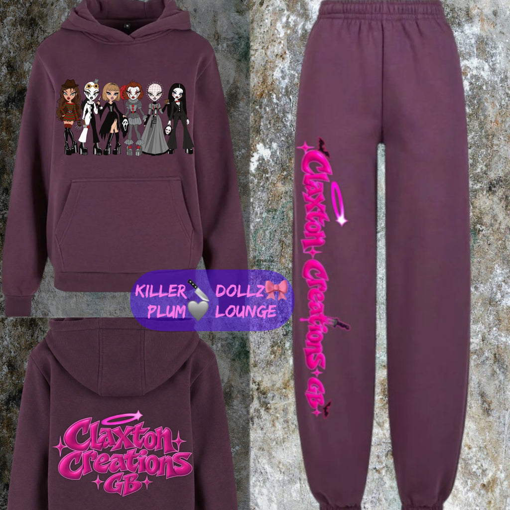 CCGB- Killer🔪 Dollz🎀 Women’s fluffy Hoodie Claxton Creations GB