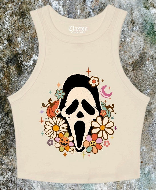 Bloom of Terror Racer Tee🌸 Claxton Creations GB