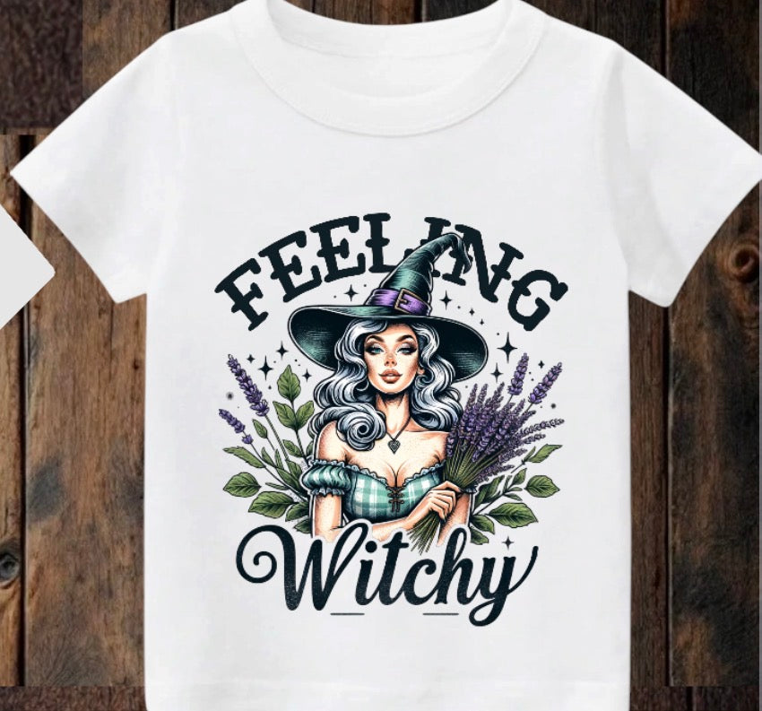 Tiny terror Tee- feeling witchy 🧙‍♀️ 🌺