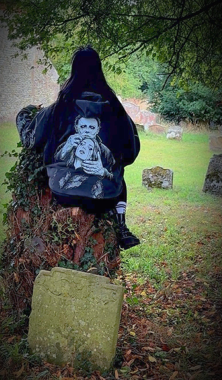 Fatal Attraction Hoodie 🖤🔪: Unisex vintage style Heavyweight adult Hoodie Claxton Creations GB