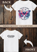 Tiny terror Tee- believe in magic and naps 🦋