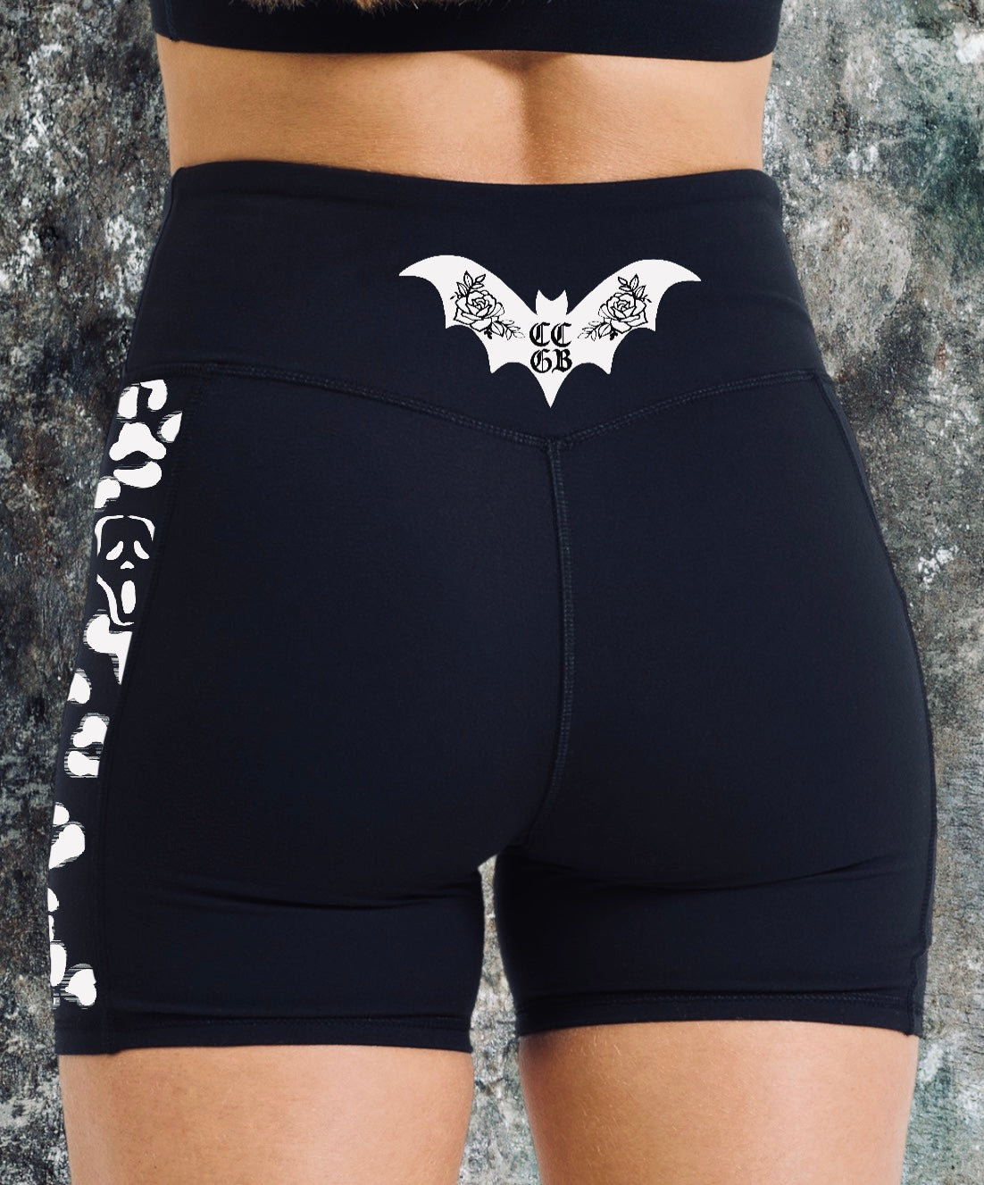 🖤 CCGB — Sweat & Slasher Gym Shorts 🔪 Claxton Creations GB