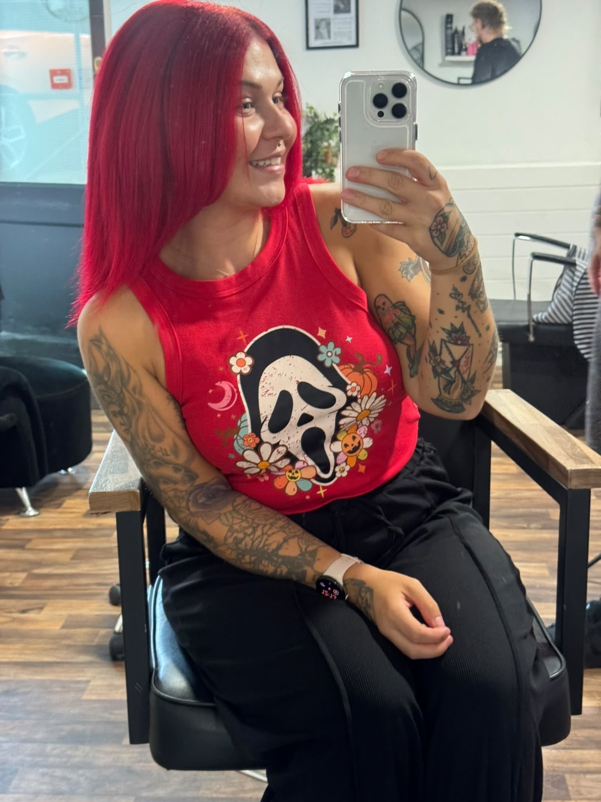 Bloom of Terror Racer Tee🌸 Claxton Creations GB