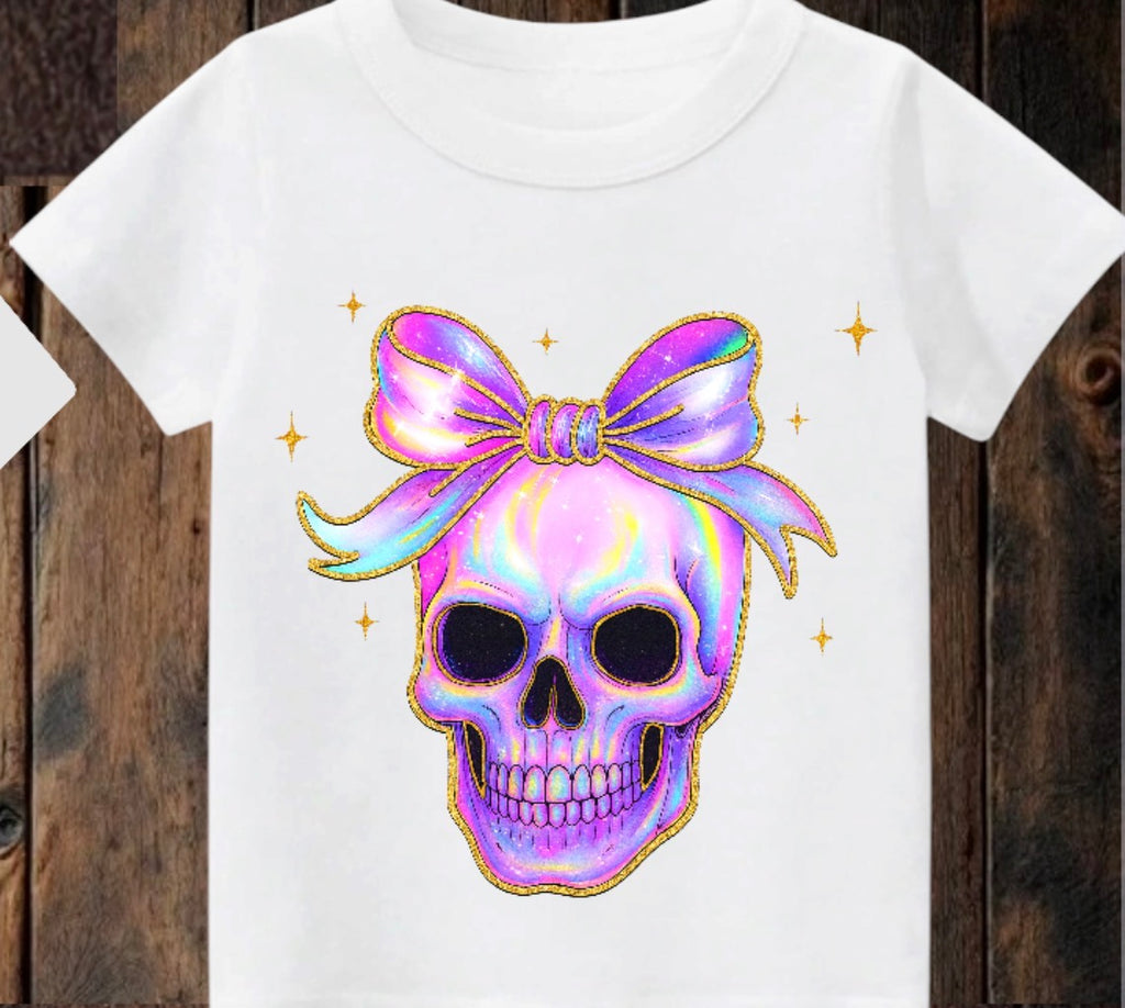 Tiny terror Tee- girlie 🎀 ghost 👻 oil-spill