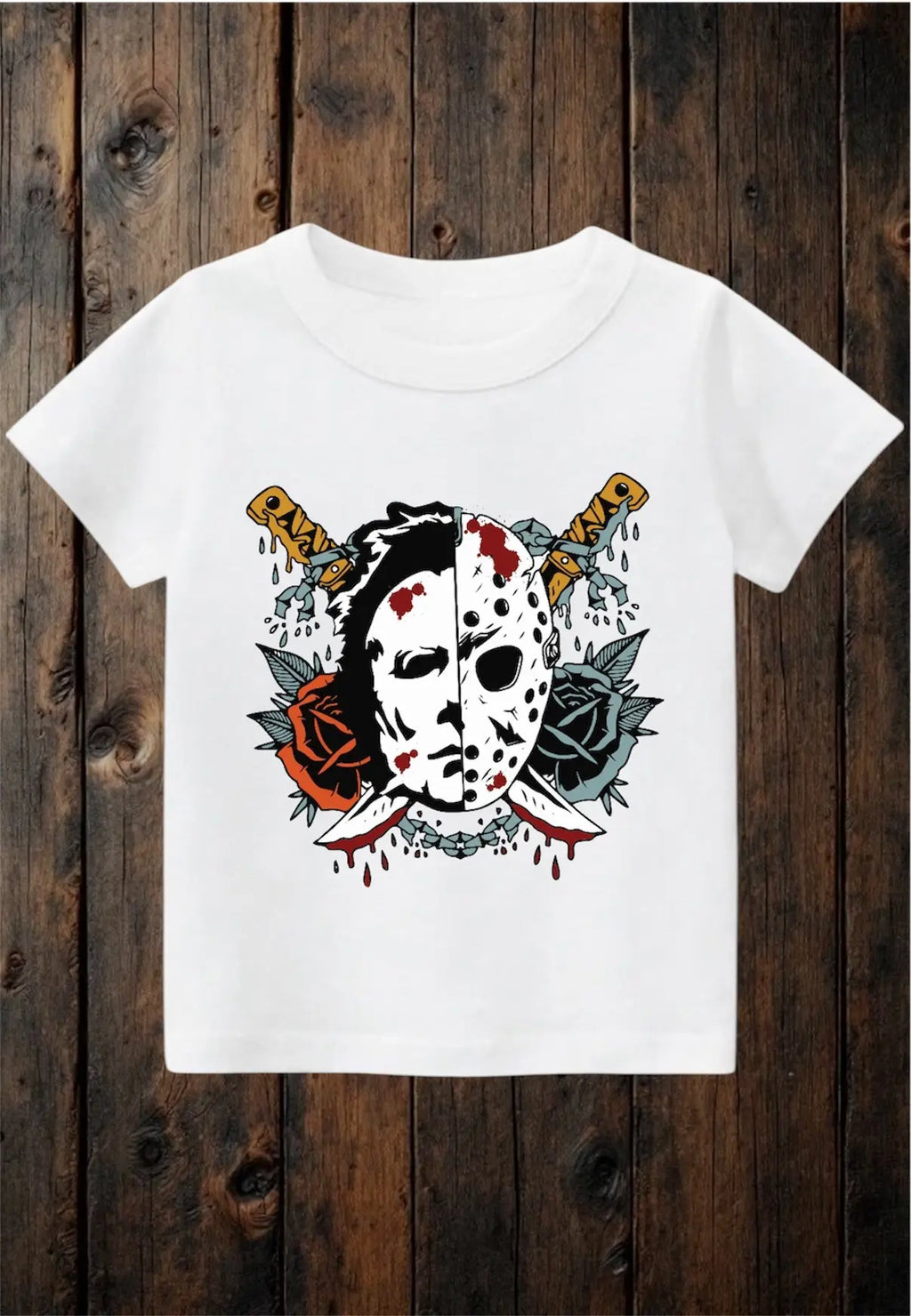 ClaxtoncreationsGB-Jason VS Mike- white tee Claxton Creations GB