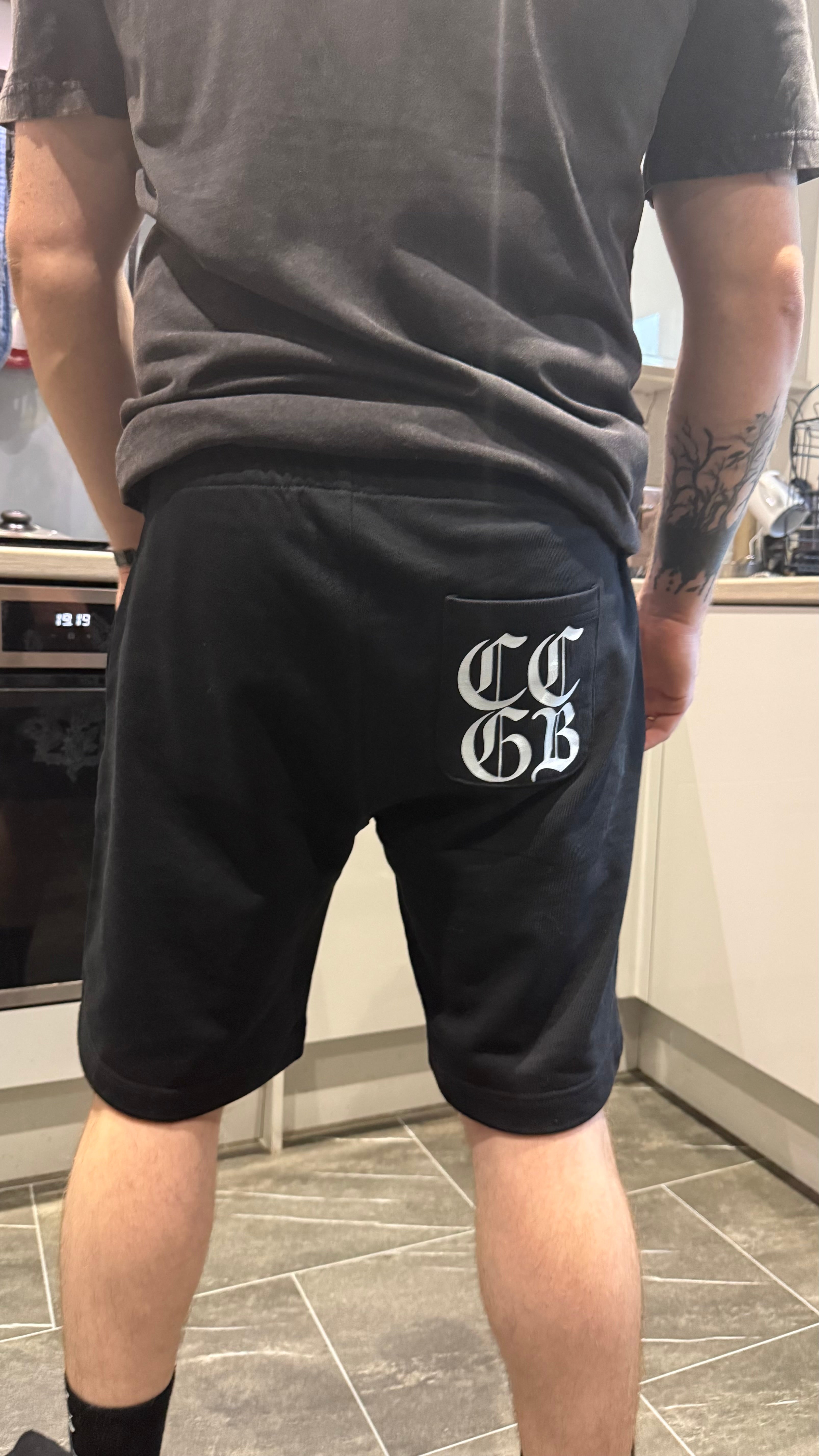The Thorned Rose🥀 Unisex jogger shorts🖤 Claxton Creations GB