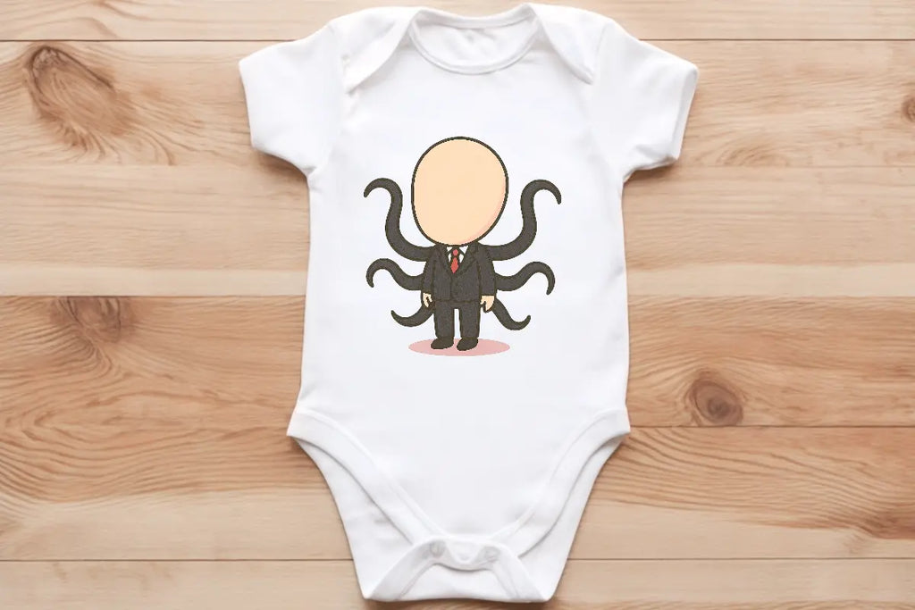 Chibi Horror- slender baby vest🖤🦔 Claxton Creations GB