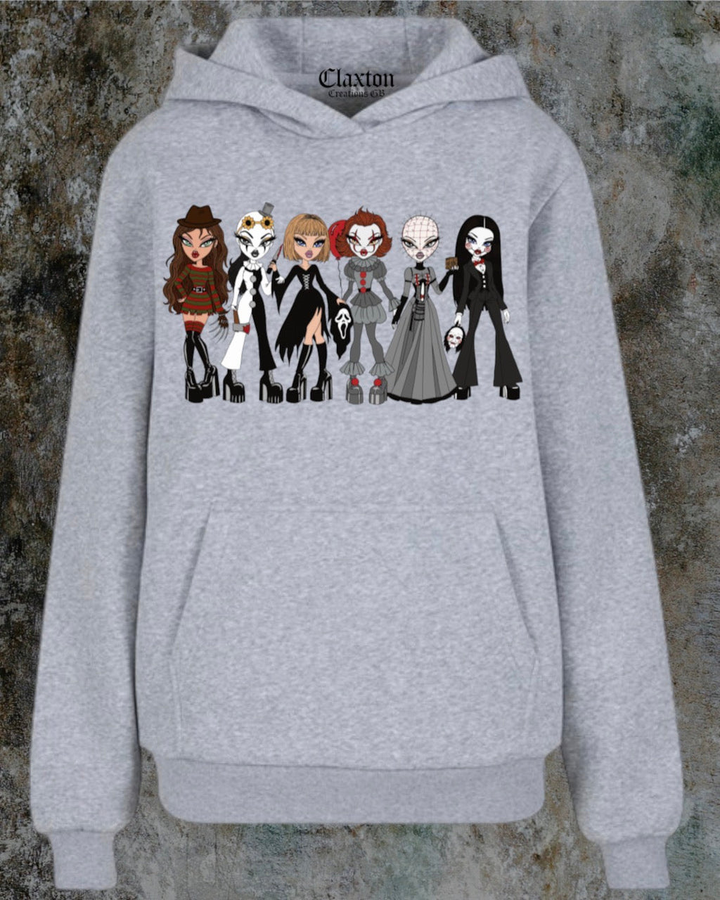 CCGB- Killer🔪 Dollz🎀 Women’s fluffy Hoodie Claxton Creations GB