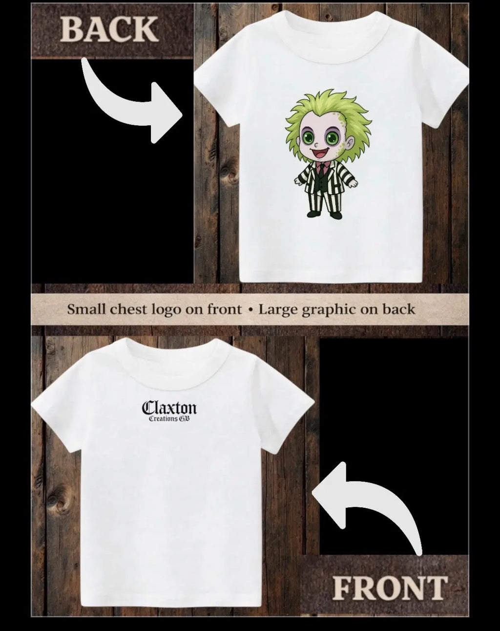 ClaxtoncreationsGB- Chibi horror Tee Claxton Creations GB