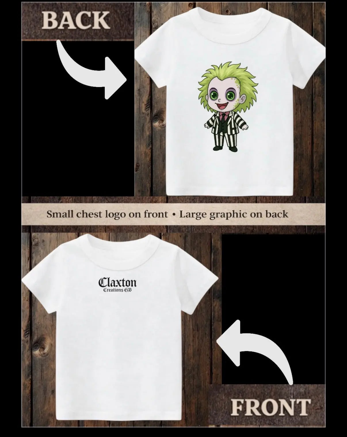 ClaxtoncreationsGB- Chibi horror Tee Claxton Creations GB