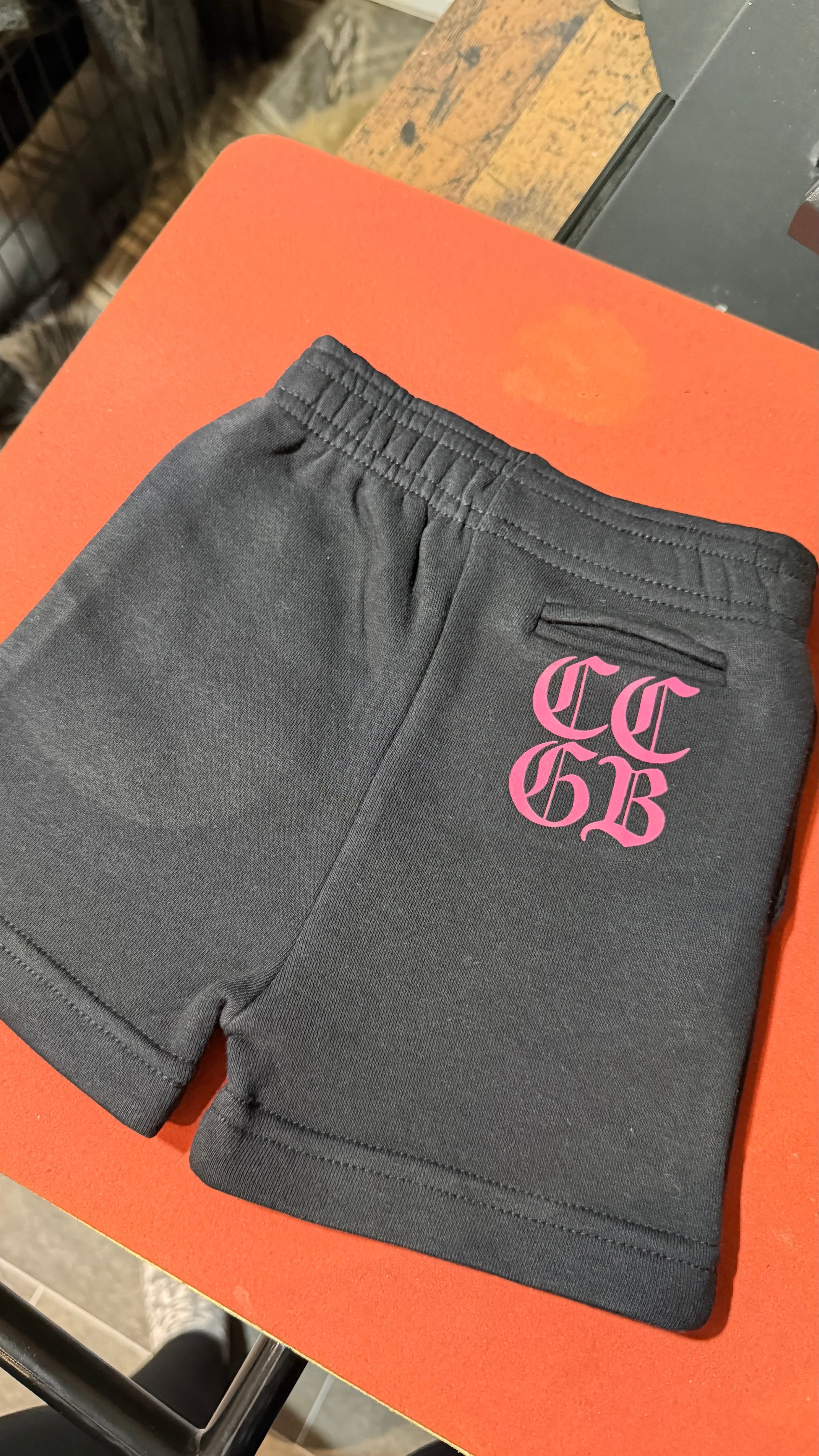 Twisted Mini Hearts 💖kids CCGB black Co-ord T-shirt & shorts set🖤 (Copy) Claxton Creations GB