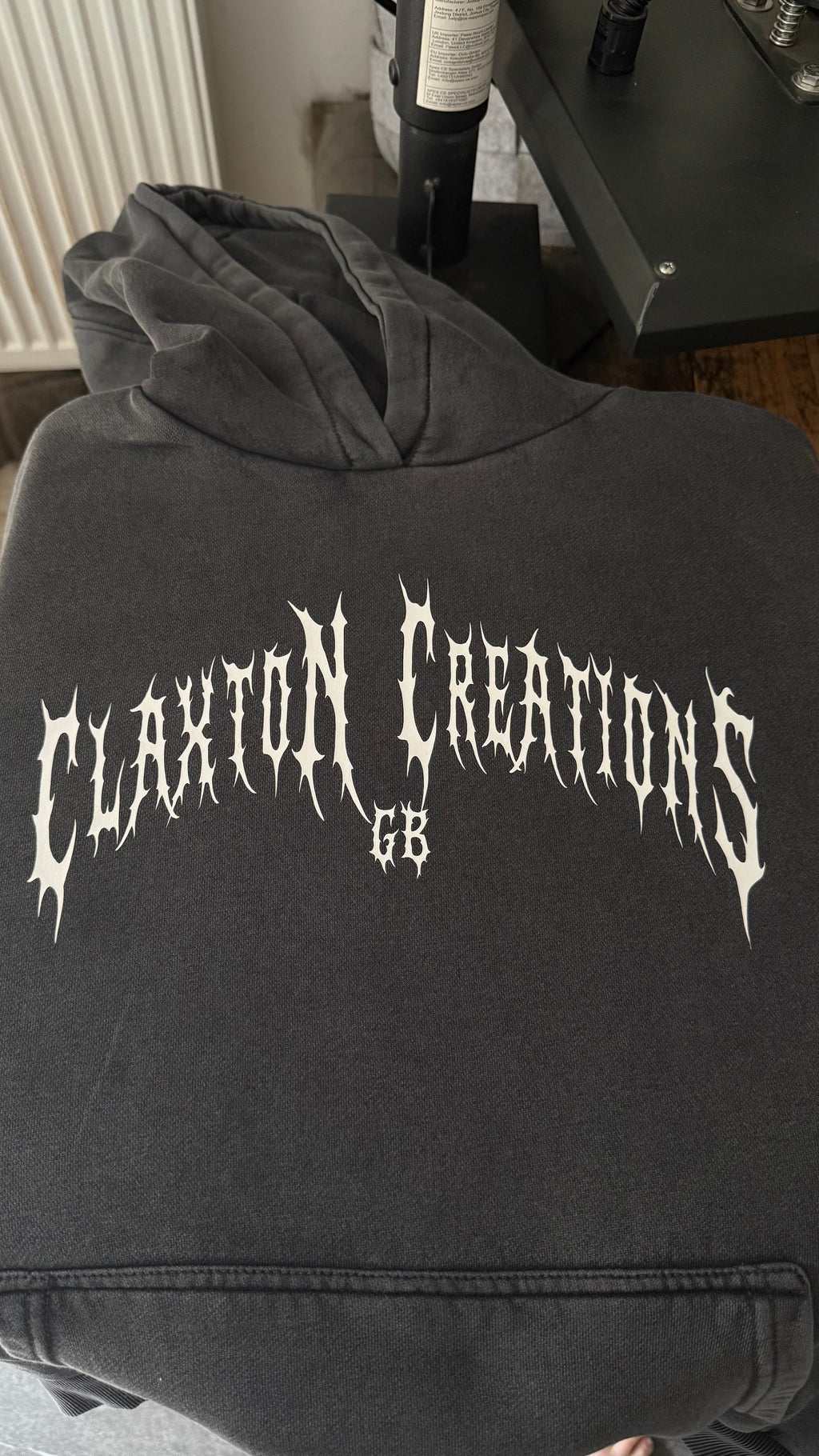 Fatal Attraction Hoodie 🖤🔪: Unisex vintage style Heavyweight adult Hoodie Claxton Creations GB