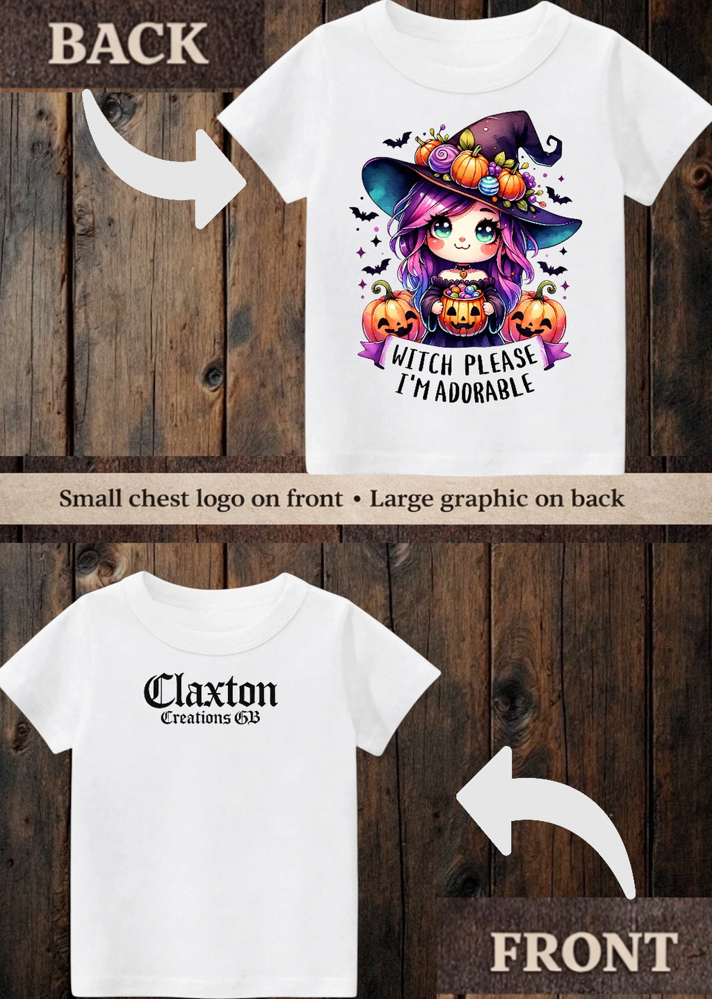 Tiny terror Tee- cute witch please, I’m adorable