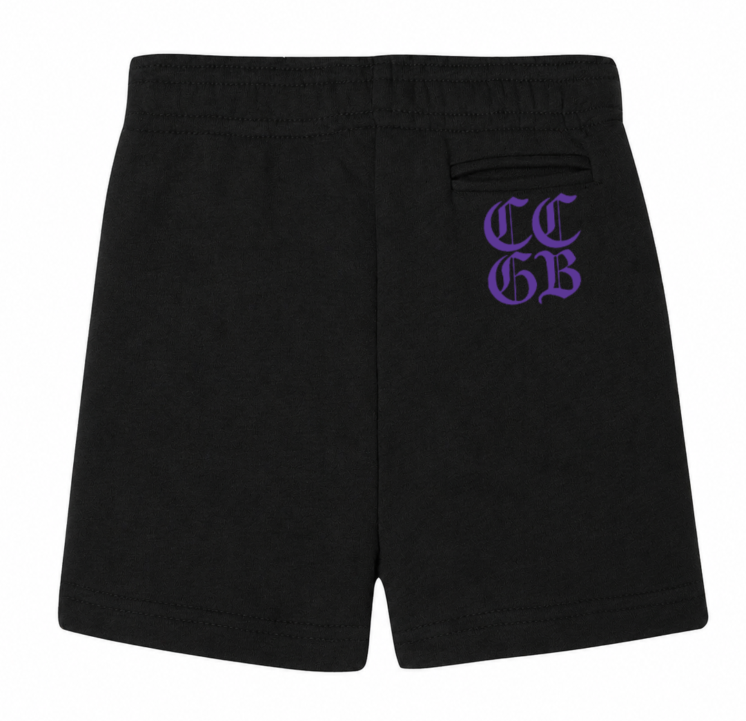 THE HEXED HARE kids CCGB black Co-ord T-shirt & shorts set🖤 Claxton Creations GB