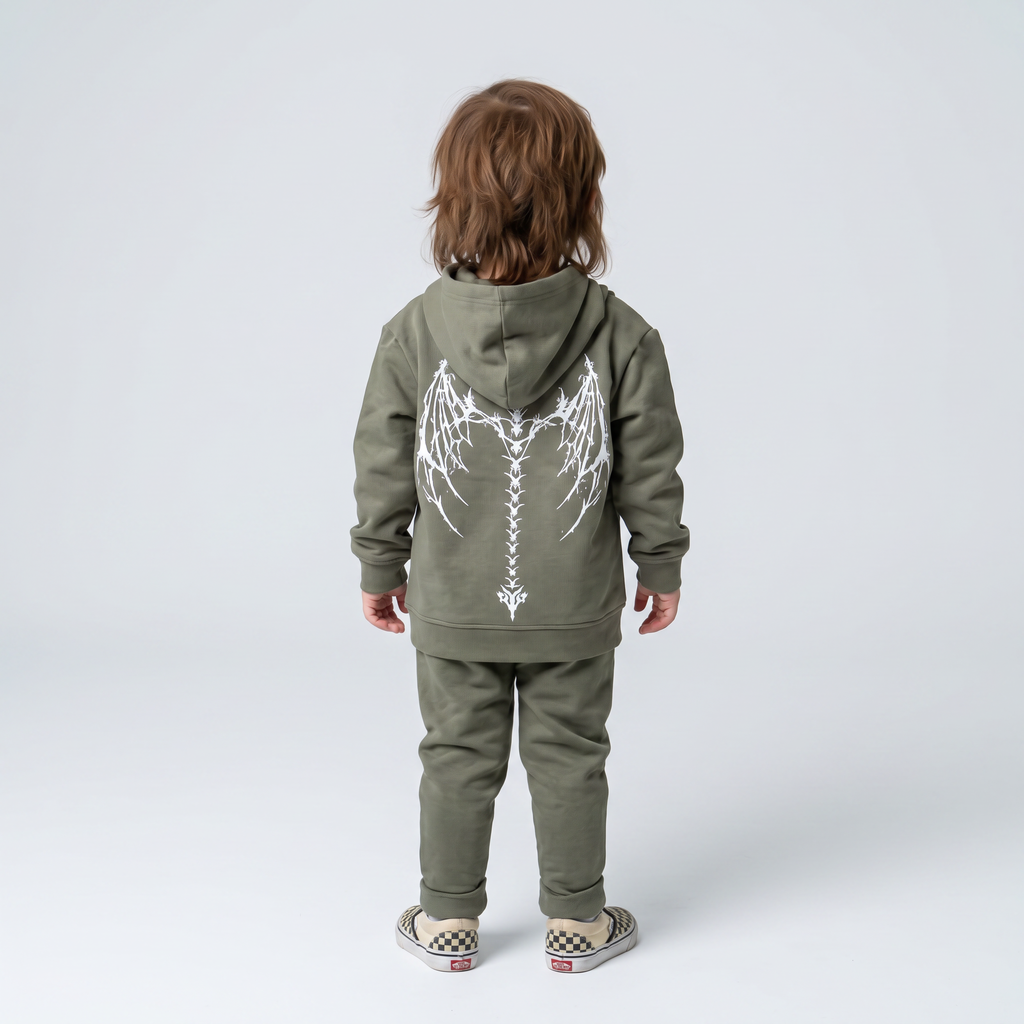 Tiny Terrors- fallen angel 🪽Tracksuit set