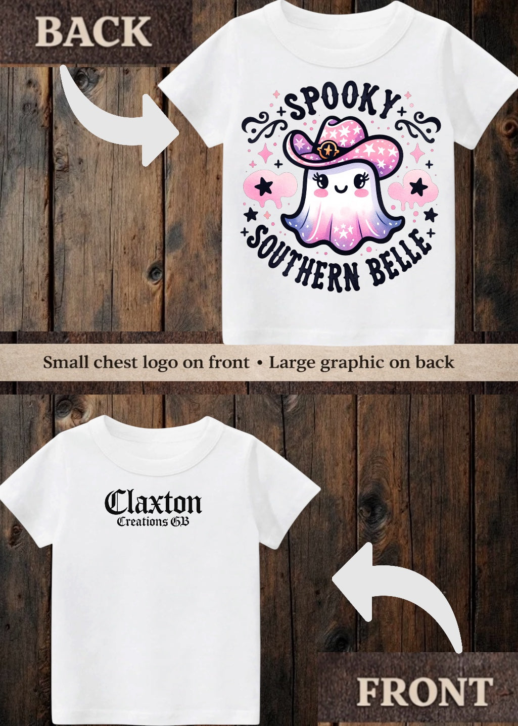 Tiny terror Tee- cute spooky southern belle