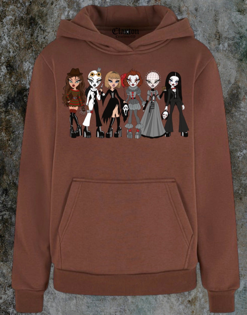 CCGB- Killer🔪 Dollz🎀 Women’s fluffy Hoodie Claxton Creations GB