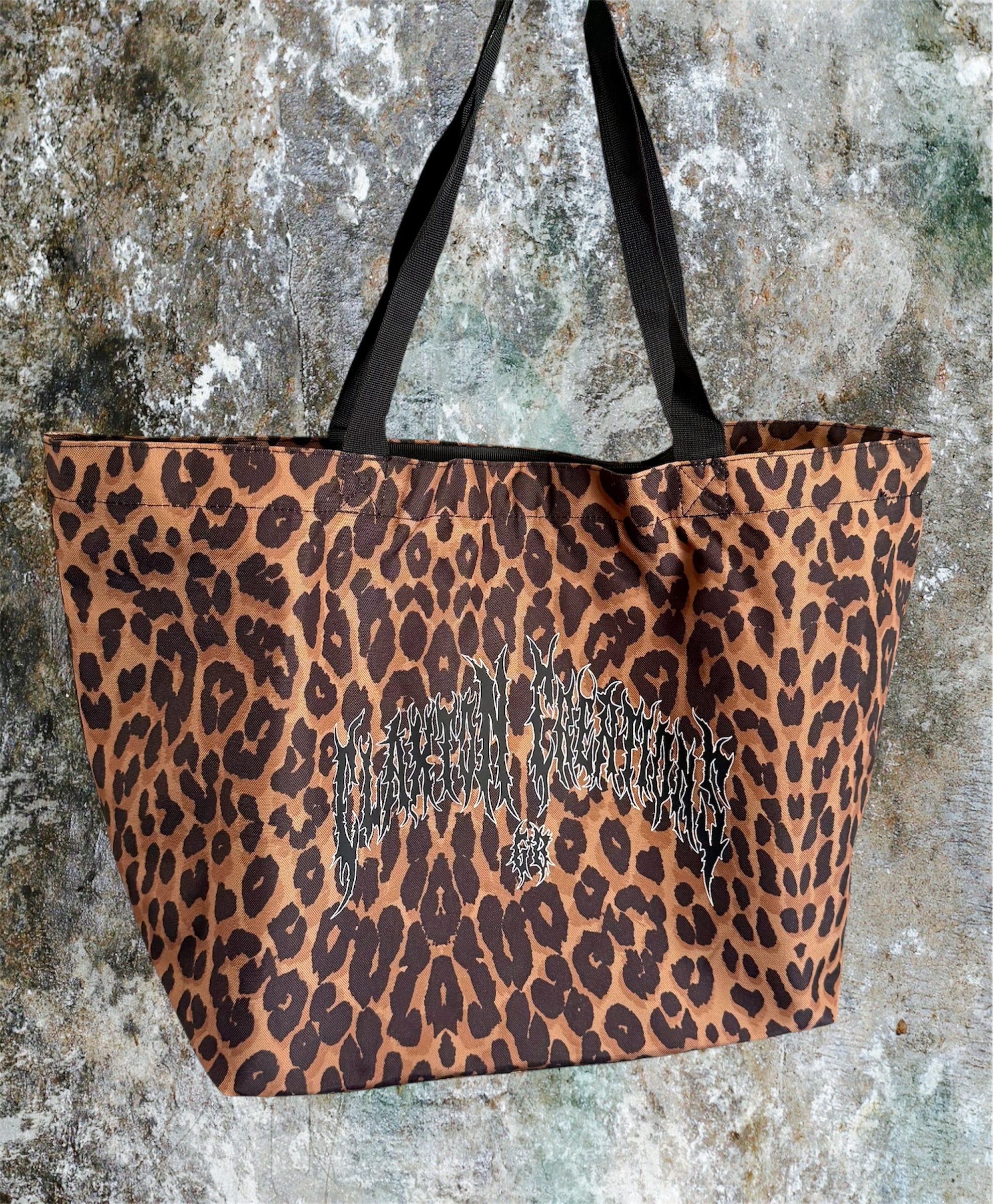 Not A phase🖤 Leopard print🐆 tote- Claxton Creations GB Claxton Creations GB