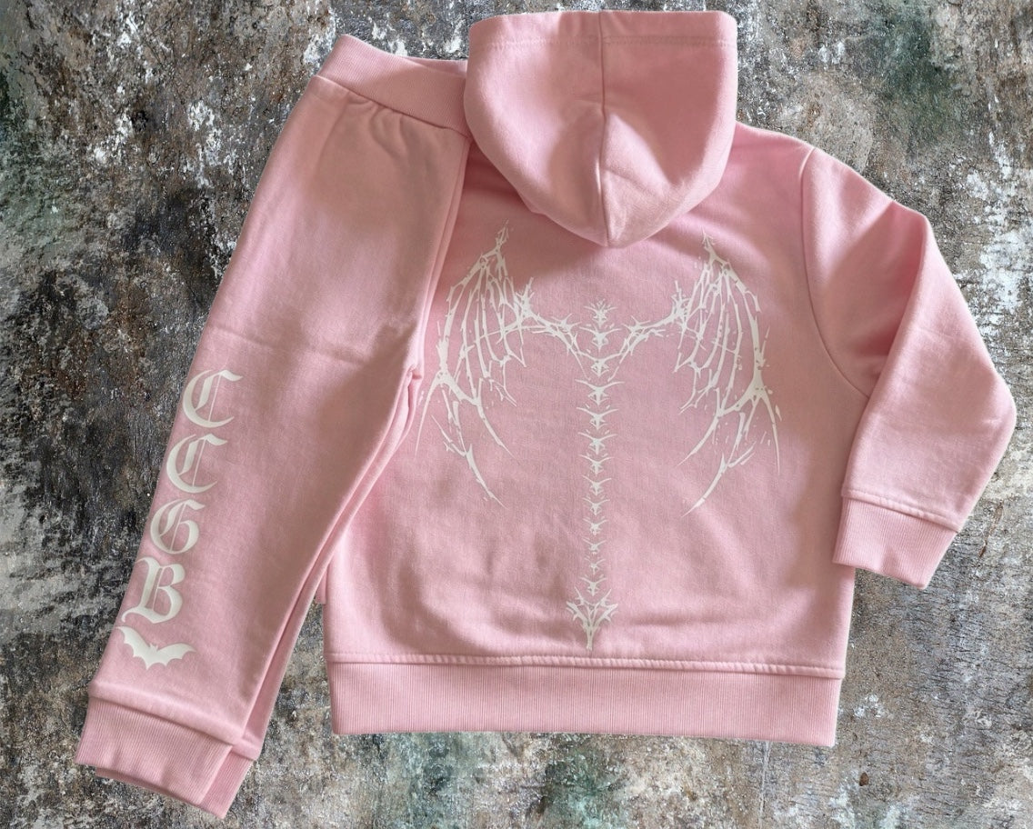 Tiny Terrors- fallen angel 🪽Tracksuit set
