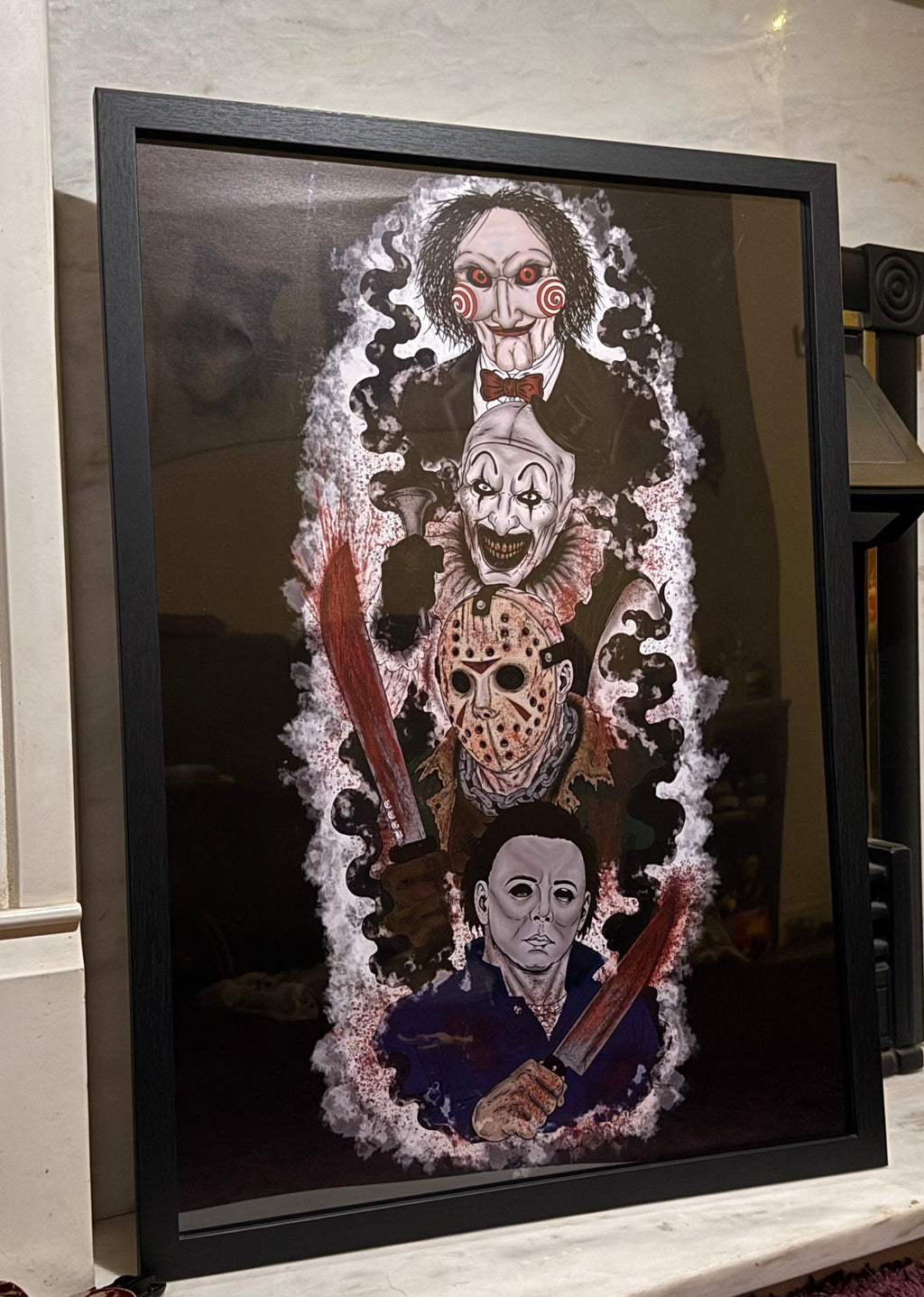 The Monster mash🔪🖼️- Poster print CCGB Claxton Creations GB