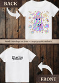 Tiny terror Tee- halloween 🎃 cute oil-spill girl 🎀 ghost 👻