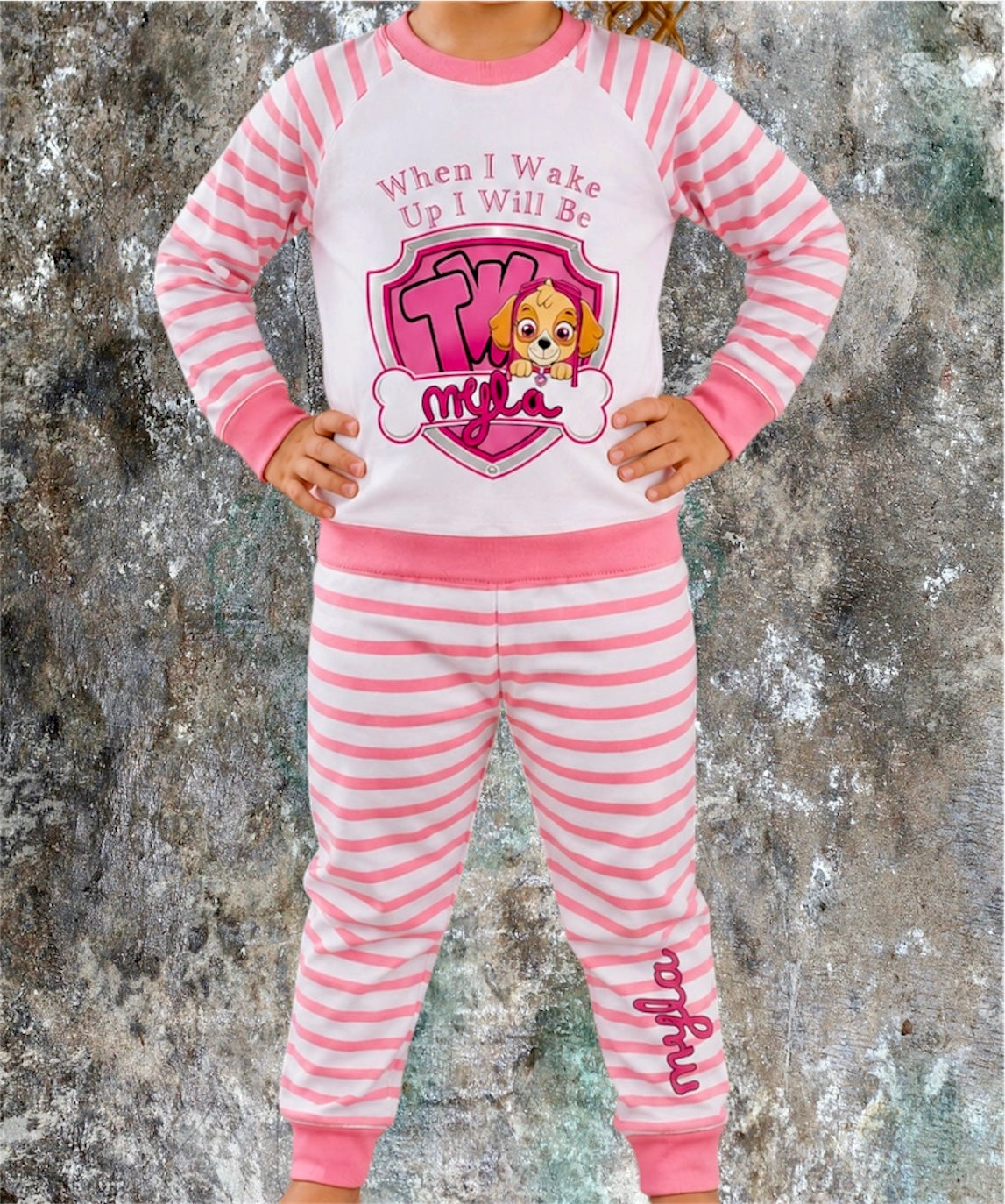 Kids Personalised Bday PJs 🖤💖 Claxton Creations GB
