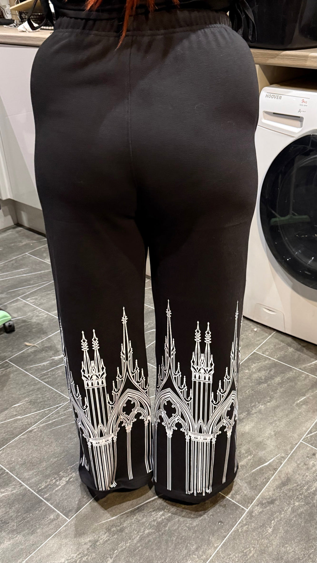 🖤 CCGB: CATHEDRAL COMFIES ⛪️WIDE LEG JOGGERS 🖤 Claxton Creations GB