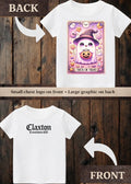 Tiny terror Tee- cute ghost trick or treat tarot card