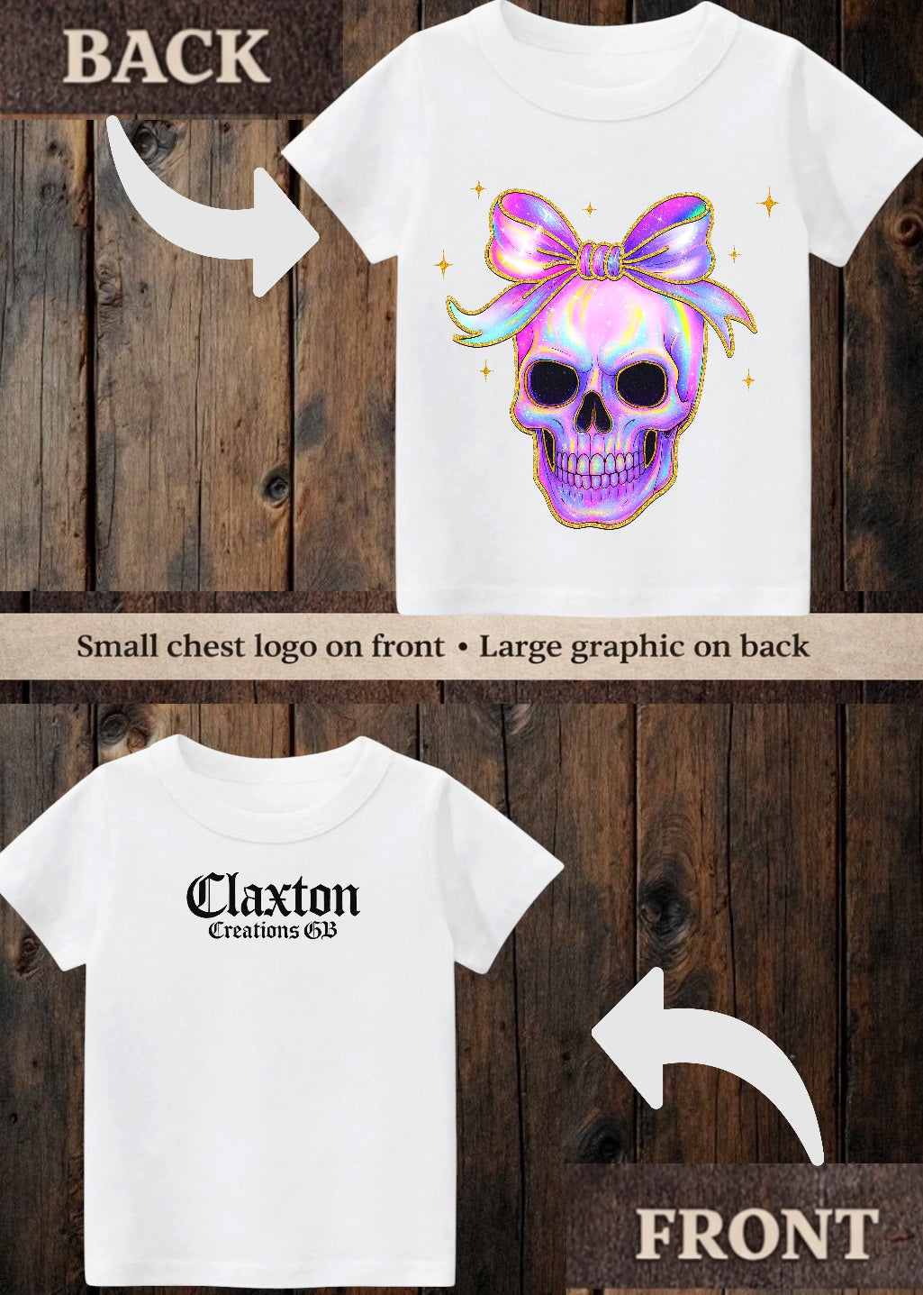 Tiny terror Tee- girlie 🎀 ghost 👻 oil-spill