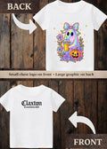 Tiny terror Tee- cute girl 🎀 ghost 👻 iced drink 🥤 Halloween 🎃