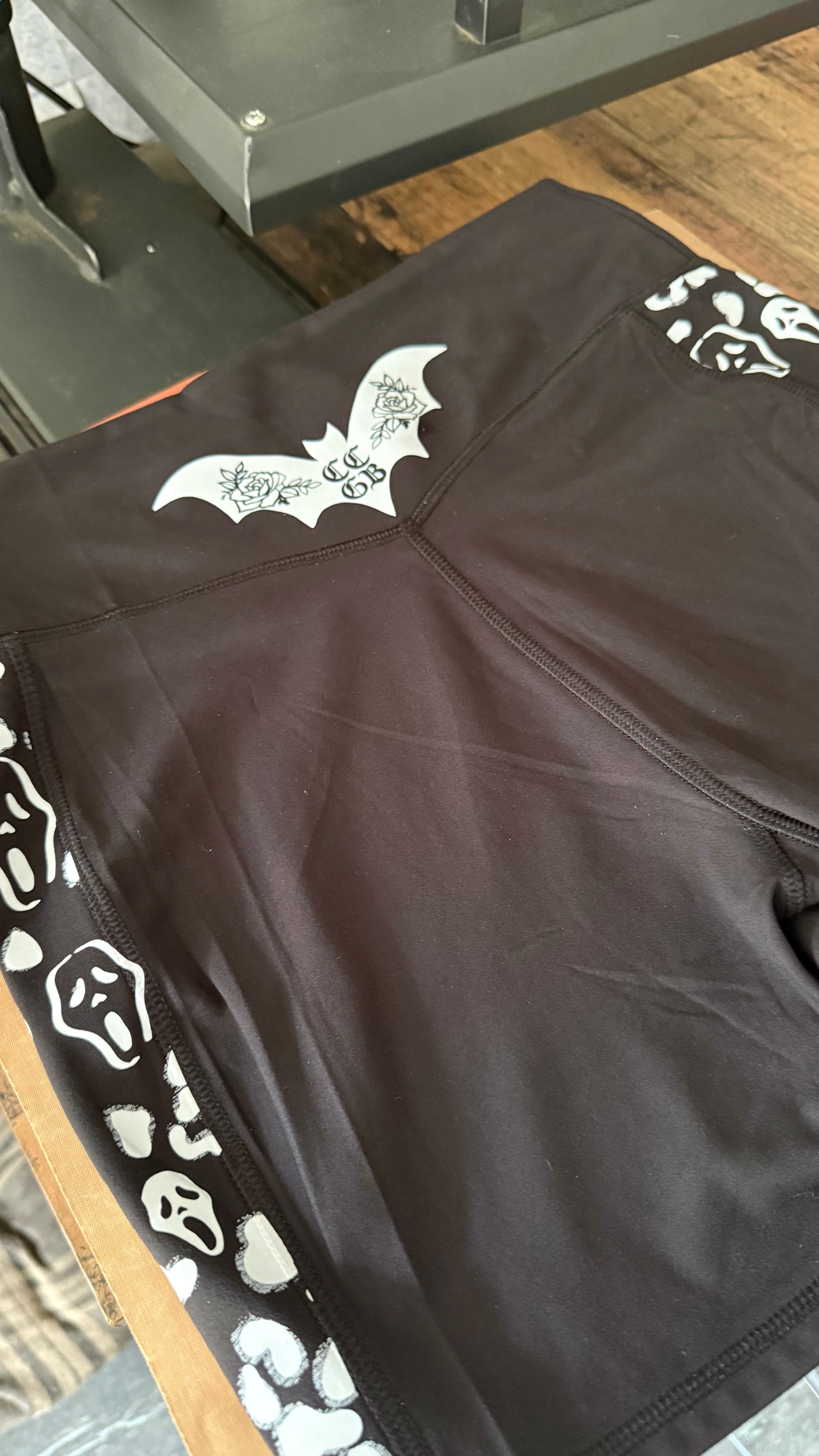 CCGB~Bad Intentions🖤 Black recycled flare leggings (Copy) Claxton Creations GB