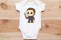 Chibi Horror- Michael Myers baby vest🖤🦔 Claxton Creations GB
