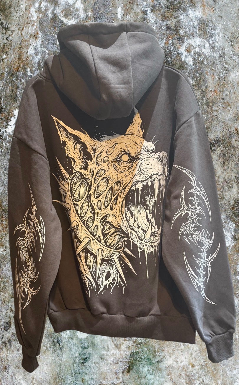 Hellhound Solid charcoal: Unisex Heavyweight adult zoodie