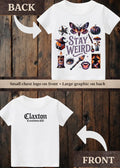 Tiny terror Tee- stay weird ✨ whimsical Halloween 🎃