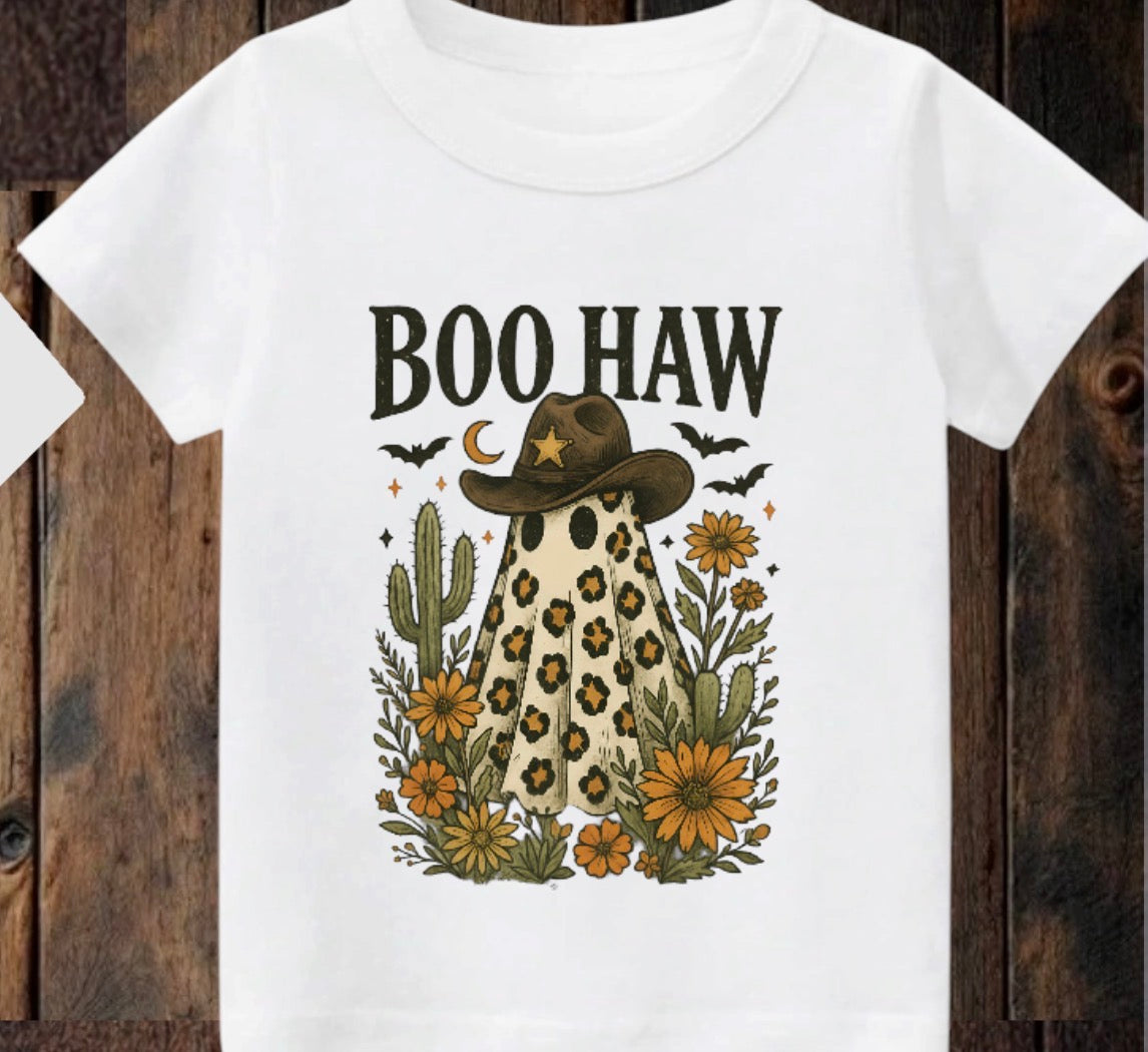Tiny terror Tee- Boo Haw 🤠 ghost 👻