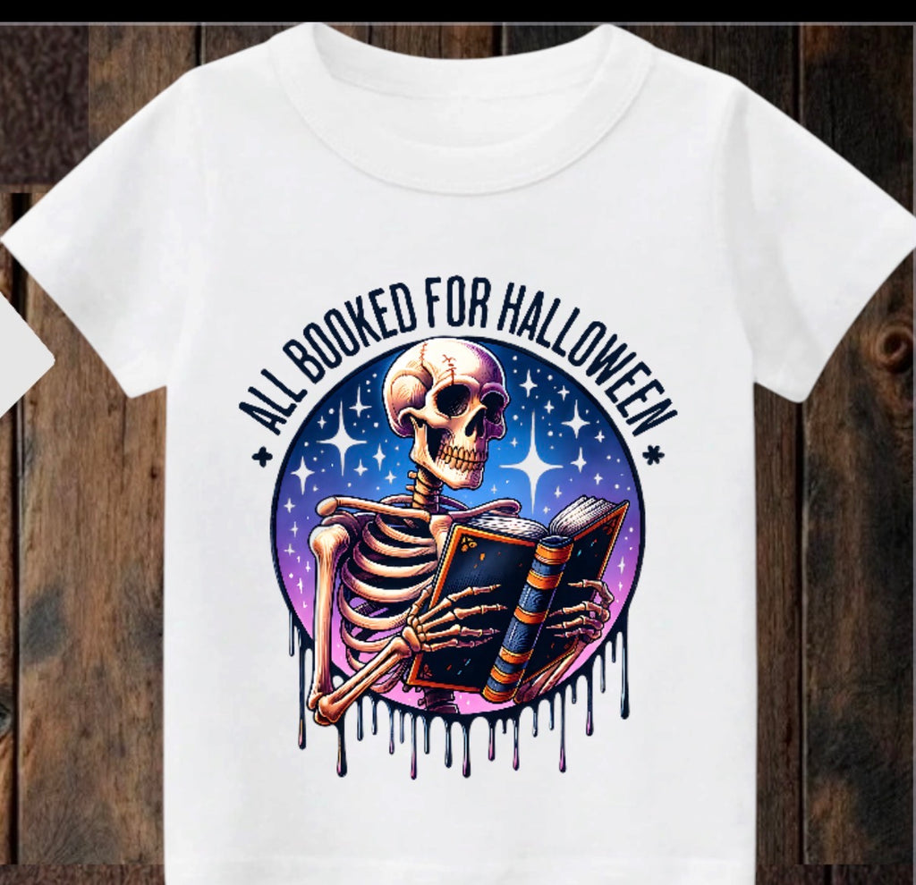 Tiny terror Tee- All booked 📚 for Halloween 💀