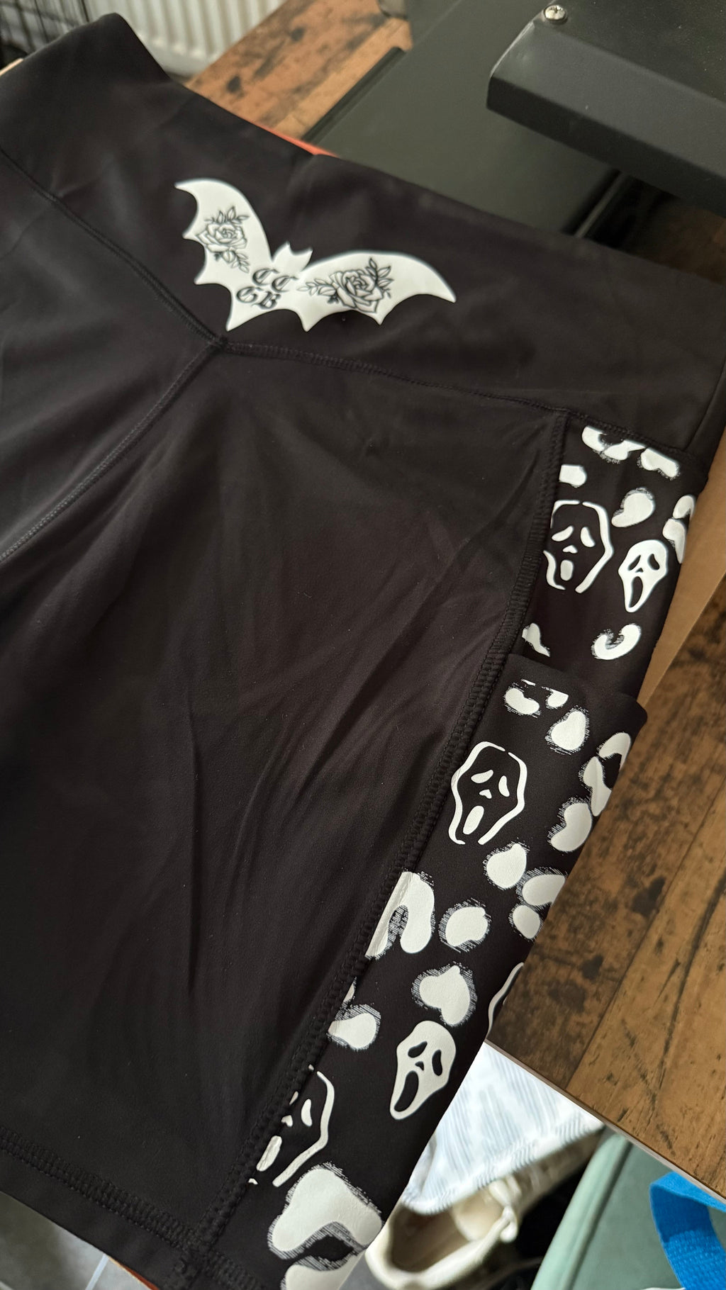 CCGB~Bad Intentions🖤 Black recycled flare leggings (Copy) Claxton Creations GB