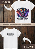 Tiny terror Tee- baby bat 🦇 watercolour