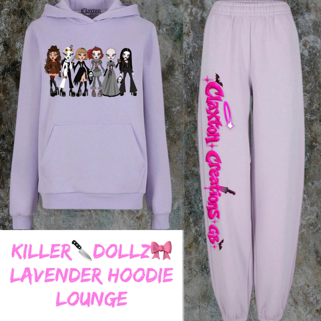 CCGB- Killer🔪 Dollz🎀 Women’s fluffy Hoodie Claxton Creations GB