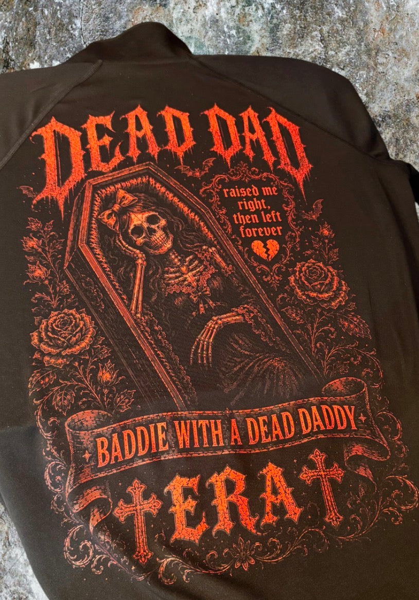 Baddie With a Dead Daddy❤️ – Oversized black Vintage Tee Claxton Creations GB