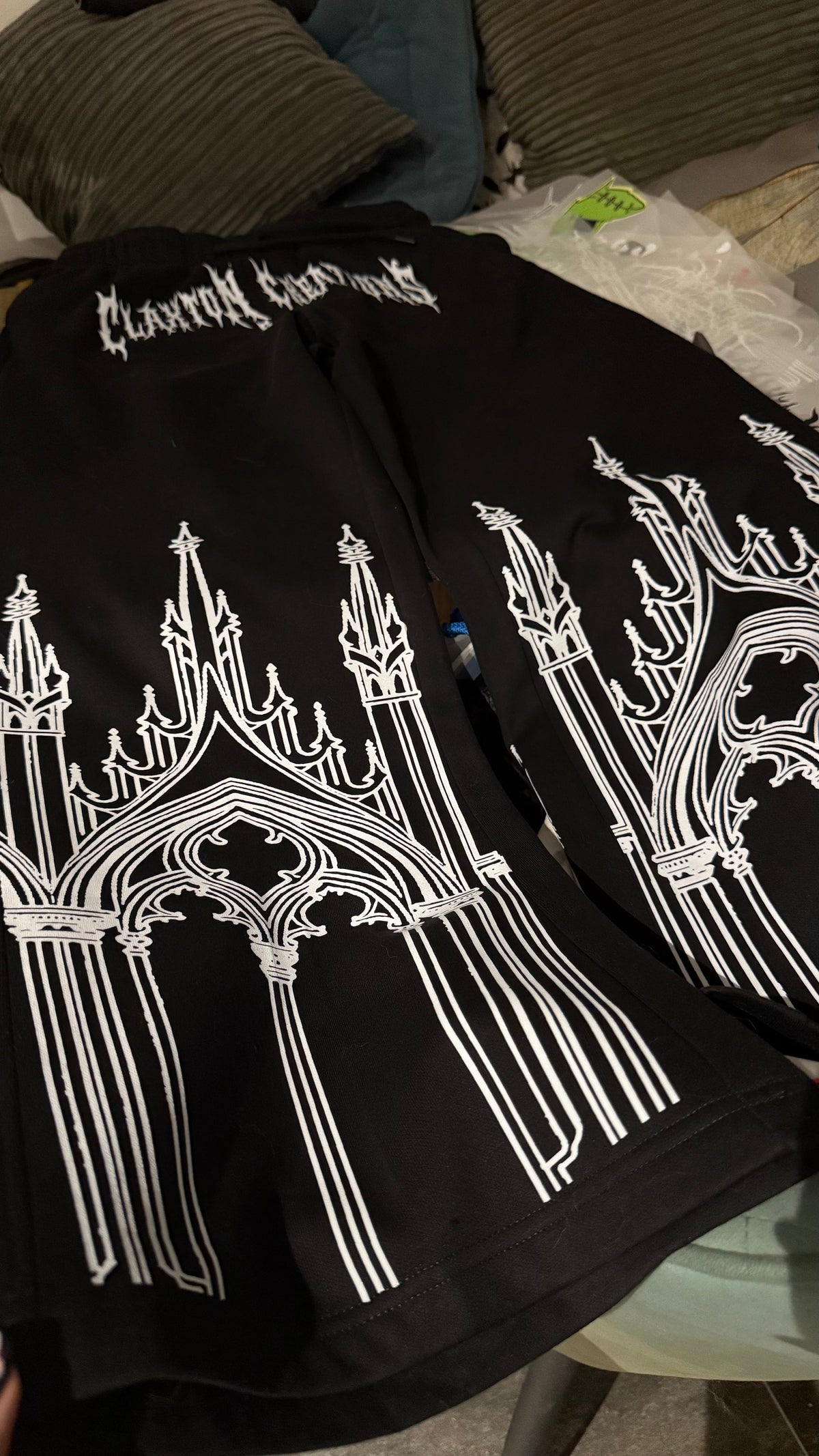 🖤 CCGB: CATHEDRAL COMFIES ⛪️WIDE LEG JOGGERS 🖤 Claxton Creations GB