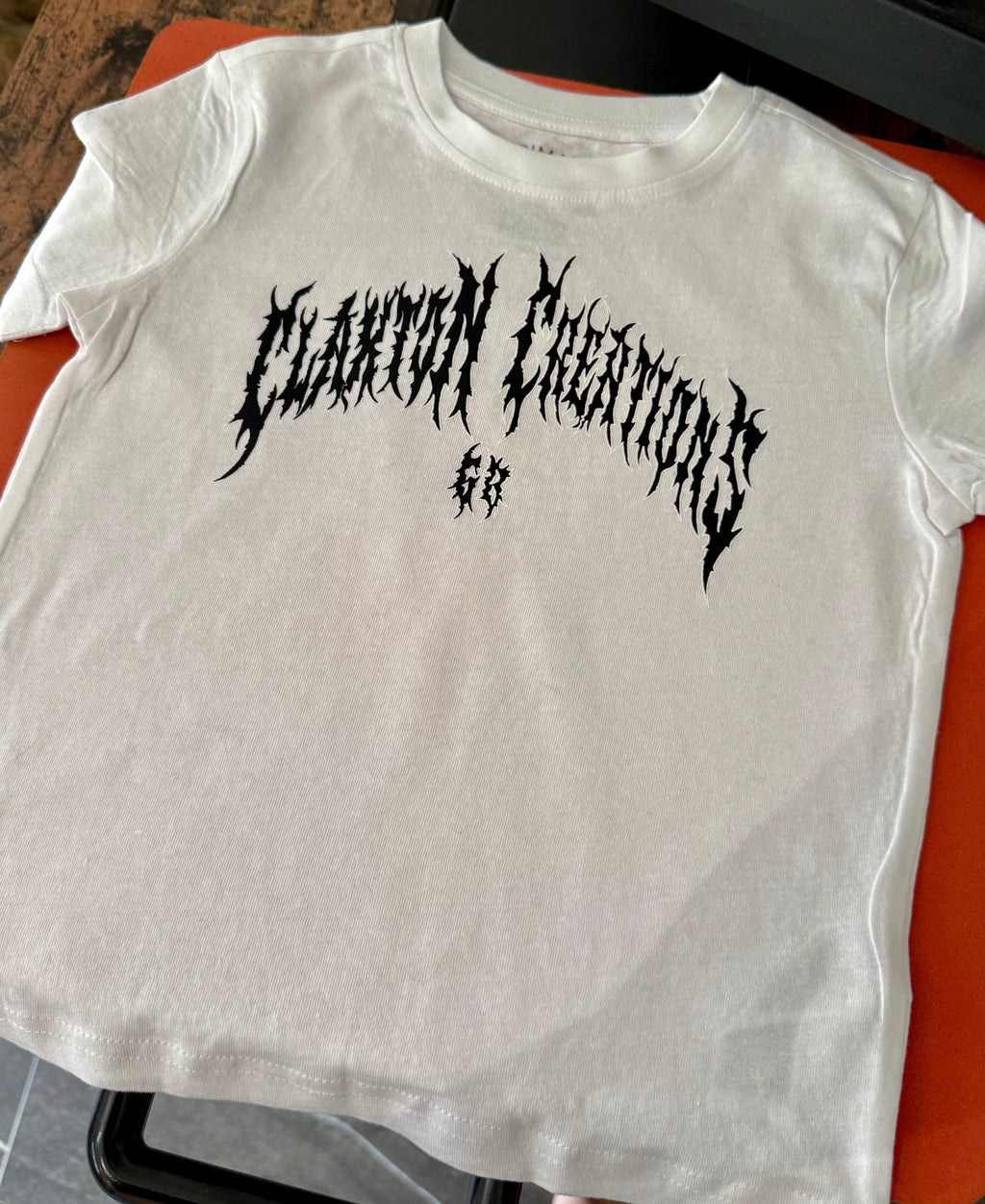 Too weird🐰to fit in kids black T-shirt🖤 (Copy) Claxton Creations GB