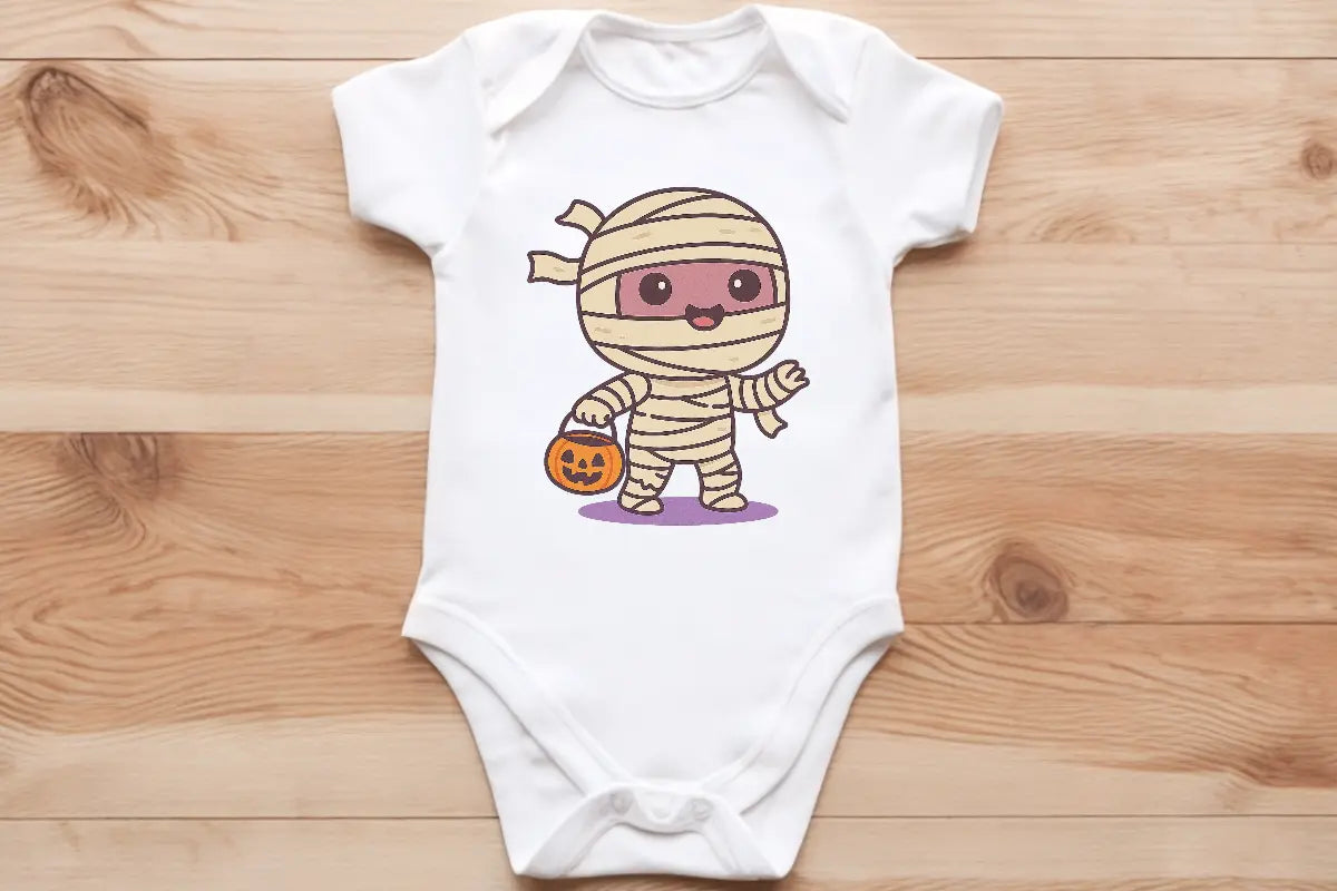 Chibi mummy baby vest🖤🦔 Claxton Creations GB